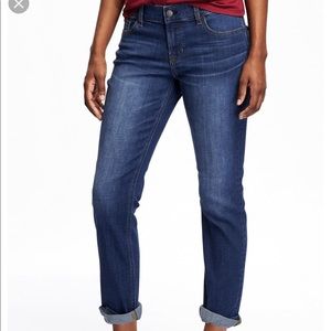 Old Navy-18 boyfriend straight jeans for women